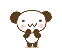 Warm fuzzy panda sticker #4468971