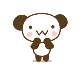 Warm fuzzy panda sticker #4468971