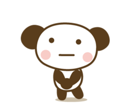 Warm fuzzy panda sticker #4468981