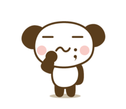 Warm fuzzy panda sticker #4468983