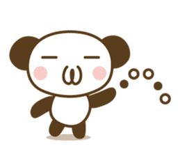 Warm fuzzy panda sticker #4468984