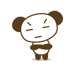 Warm fuzzy panda sticker #4468987