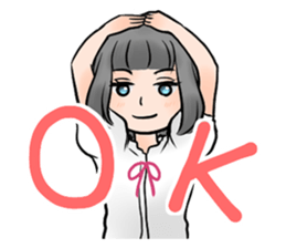 TUNDERE girl sticker #4469116