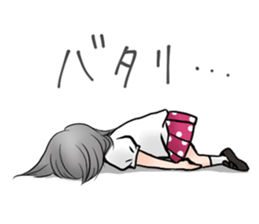 TUNDERE girl sticker #4469121