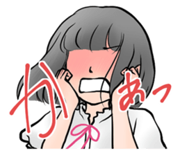 TUNDERE girl sticker #4469122