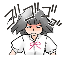 TUNDERE girl sticker #4469123