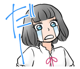 TUNDERE girl sticker #4469124