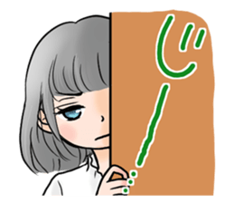 TUNDERE girl sticker #4469128