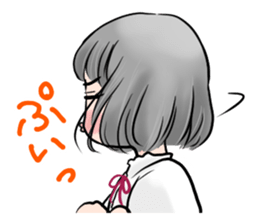 TUNDERE girl sticker #4469130