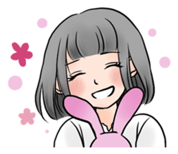 TUNDERE girl sticker #4469132