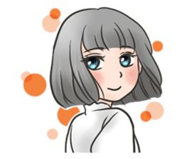 TUNDERE girl sticker #4469134