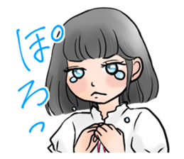 TUNDERE girl sticker #4469143