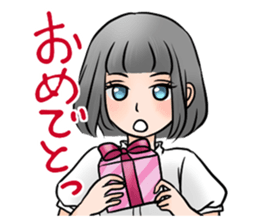 TUNDERE girl sticker #4469148