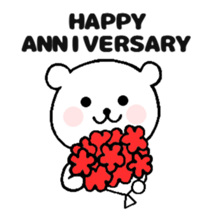 Chococo's LOVE CHANKUMA (pretty bear) sticker #4469440