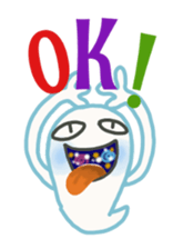 very Friendly Ghost sticker #4469600