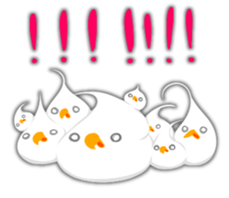 Fresh cream bird sticker #4469675