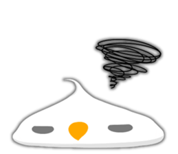 Fresh cream bird sticker #4469706