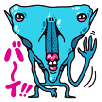 Strange people 40 [C group] sticker #4470312