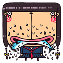 Strange people 40 [C group] sticker #4470319