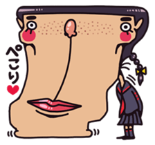 Strange people 40 [C group] sticker #4470320