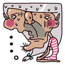 Strange people 40 [C group] sticker #4470343