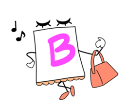 Cute! Fun! It is alphabet"EIJI-KUN". sticker #4470473