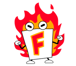Cute! Fun! It is alphabet"EIJI-KUN". sticker #4470477