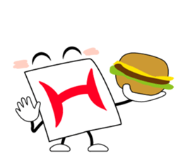 Cute! Fun! It is alphabet"EIJI-KUN". sticker #4470479