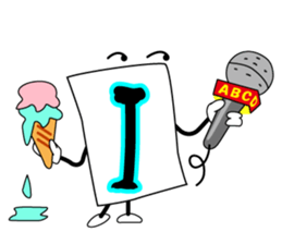 Cute! Fun! It is alphabet"EIJI-KUN". sticker #4470480