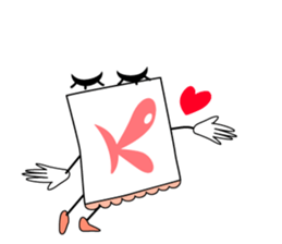 Cute! Fun! It is alphabet"EIJI-KUN". sticker #4470482
