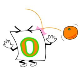 Cute! Fun! It is alphabet"EIJI-KUN". sticker #4470486