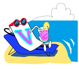 Cute! Fun! It is alphabet"EIJI-KUN". sticker #4470493