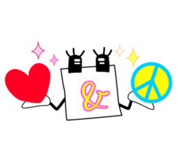Cute! Fun! It is alphabet"EIJI-KUN". sticker #4470498