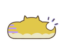 Bread Mocchiri Shiba sticker #4470701