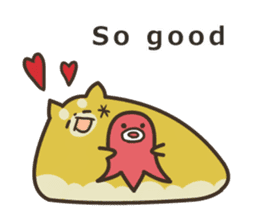 Bread Mocchiri Shiba sticker #4470706
