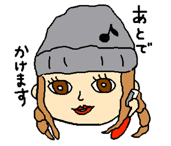 Haruko of the girl. sticker #4470887