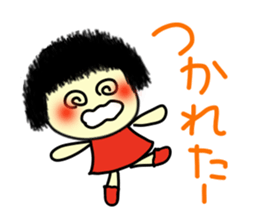 Okappa girl 1. sticker #4471054