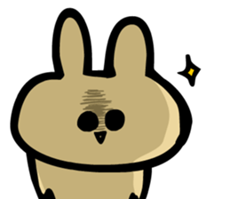 Motivation of bouncing rabbit sticker #4471613