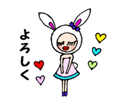 Urara-chan of a rabbit sticker #4471874