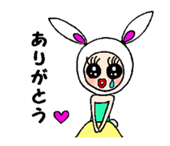 Urara-chan of a rabbit sticker #4471875