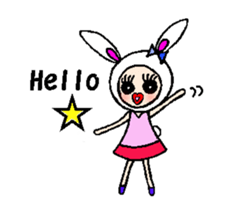 Urara-chan of a rabbit sticker #4471877