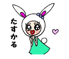 Urara-chan of a rabbit sticker #4471882