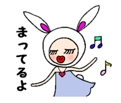 Urara-chan of a rabbit sticker #4471888