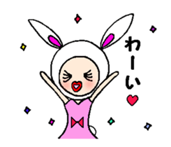 Urara-chan of a rabbit sticker #4471889