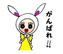 Urara-chan of a rabbit sticker #4471893