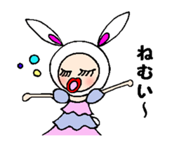 Urara-chan of a rabbit sticker #4471895
