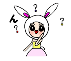 Urara-chan of a rabbit sticker #4471901