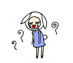 Urara-chan of a rabbit sticker #4471902