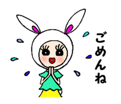 Urara-chan of a rabbit sticker #4471903