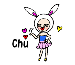 Urara-chan of a rabbit sticker #4471905